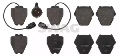 32 91 6763 SWAG Комплект тормозных колодок, дисковый тормоз